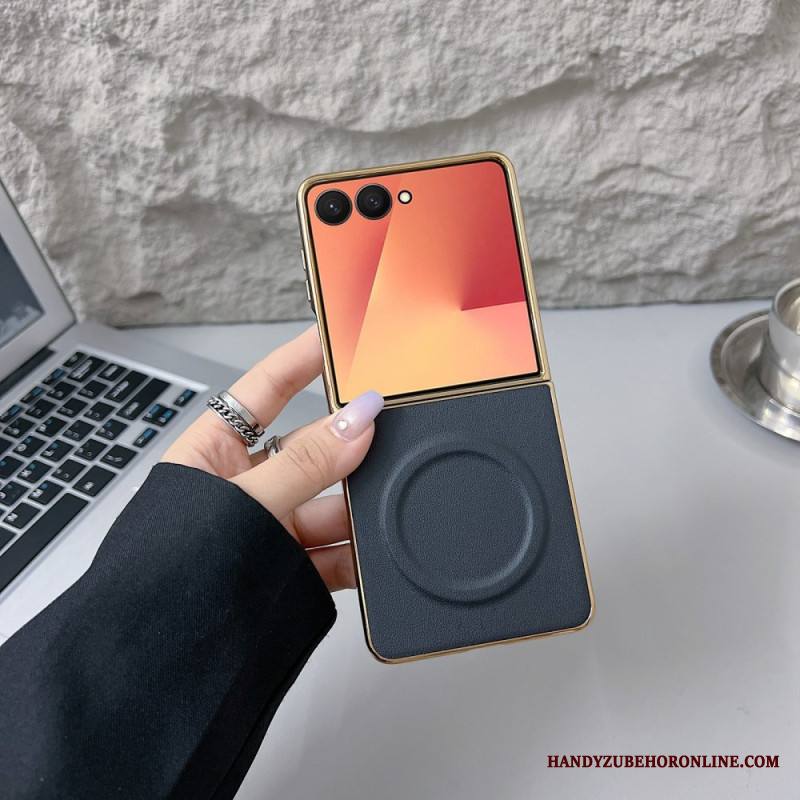 Kuori Samsung Galaxy Z Flip 7 Magneettinen Nappapinta Suojakuori