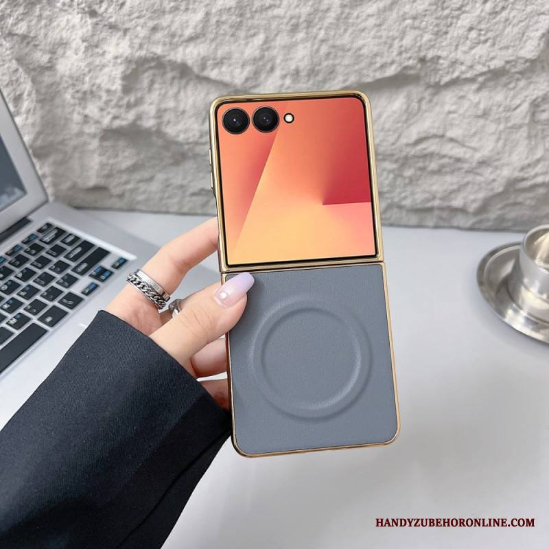 Kuori Samsung Galaxy Z Flip 7 Magneettinen Nappapinta Suojakuori