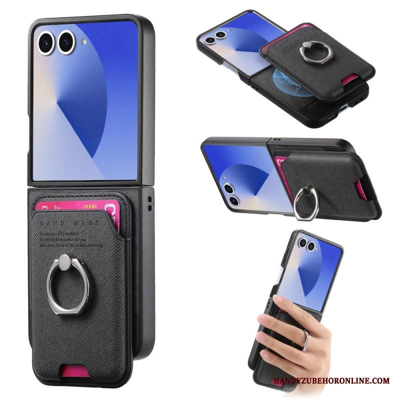 Kuori Samsung Galaxy Z Flip 7 Magsafe-yhteensopiva Irrotettavan Korttikotelon Kanssa