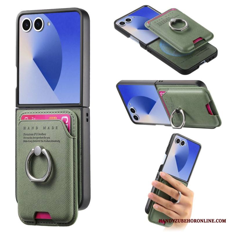 Kuori Samsung Galaxy Z Flip 7 Magsafe-yhteensopiva Irrotettavan Korttikotelon Kanssa