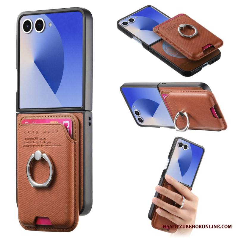 Kuori Samsung Galaxy Z Flip 7 Magsafe-yhteensopiva Irrotettavan Korttikotelon Kanssa