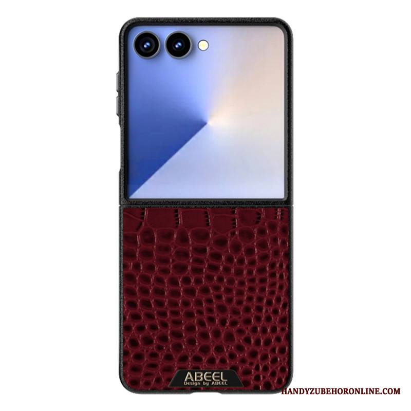 Kuori Samsung Galaxy Z Flip 7 Magsafe-yhteensopiva Krokotiilikuvioinen Abeel