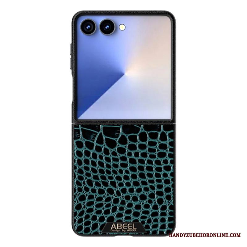 Kuori Samsung Galaxy Z Flip 7 Magsafe-yhteensopiva Krokotiilikuvioinen Abeel