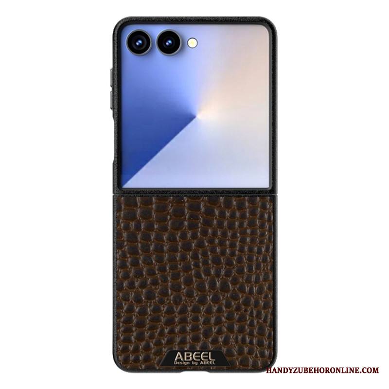 Kuori Samsung Galaxy Z Flip 7 Magsafe-yhteensopiva Krokotiilikuvioinen Abeel