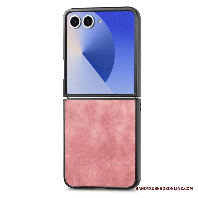 Kuori Samsung Galaxy Z Flip 7 Mokkanahkaefekti Suojakuori