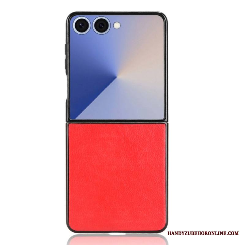 Kuori Samsung Galaxy Z Flip 7 Nahkakuvioinen