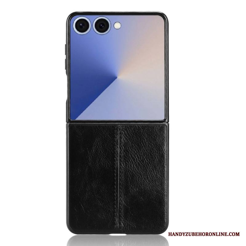 Kuori Samsung Galaxy Z Flip 7 Ommeltu Nahkakuvioinen