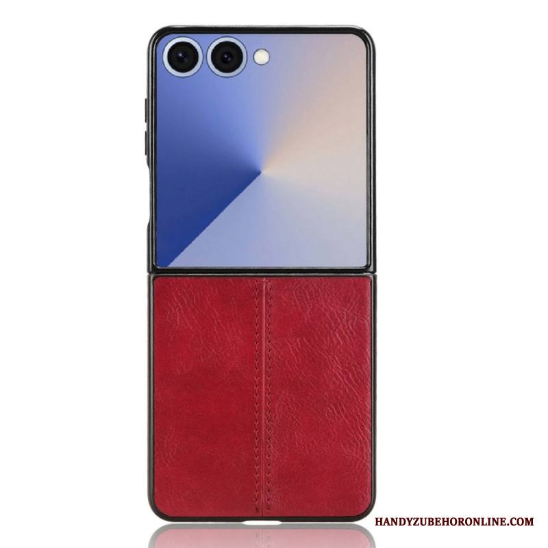 Kuori Samsung Galaxy Z Flip 7 Ommeltu Nahkakuvioinen