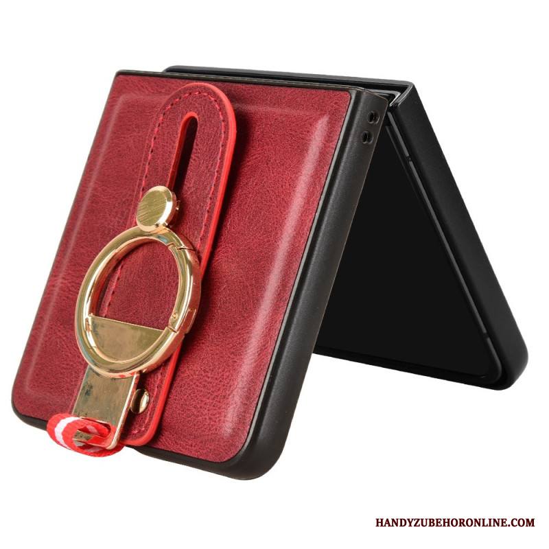 Kuori Samsung Galaxy Z Flip 7 Rannehihna Ja Teline