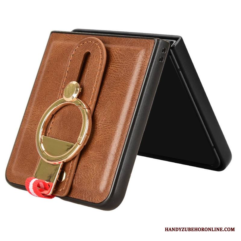 Kuori Samsung Galaxy Z Flip 7 Rannehihna Ja Teline