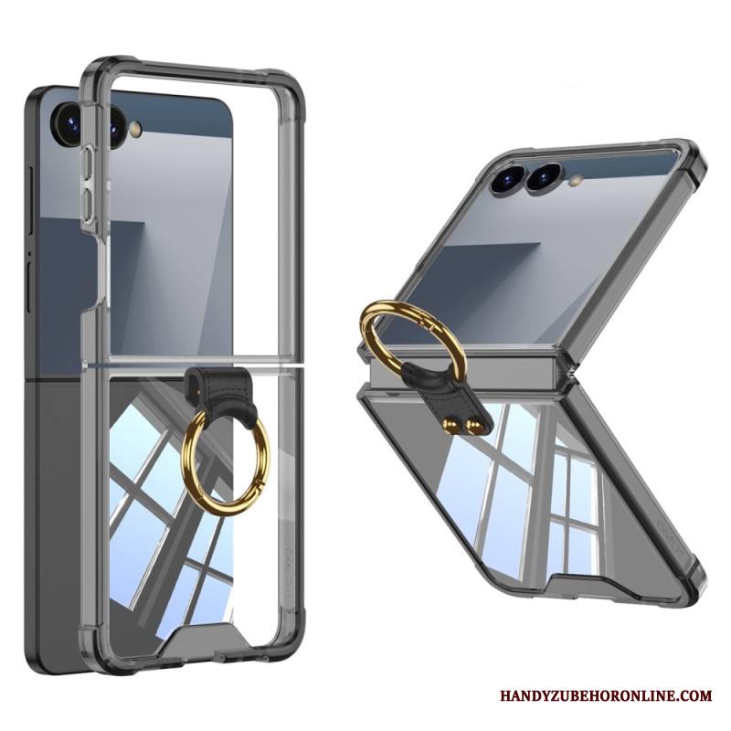 Kuori Samsung Galaxy Z Flip 7 Sormuspidike Ja Suojaus Iskunkestävä Suojakuori