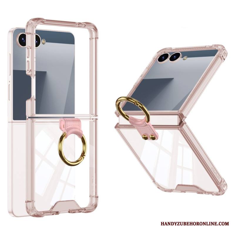 Kuori Samsung Galaxy Z Flip 7 Sormuspidike Ja Suojaus Iskunkestävä Suojakuori