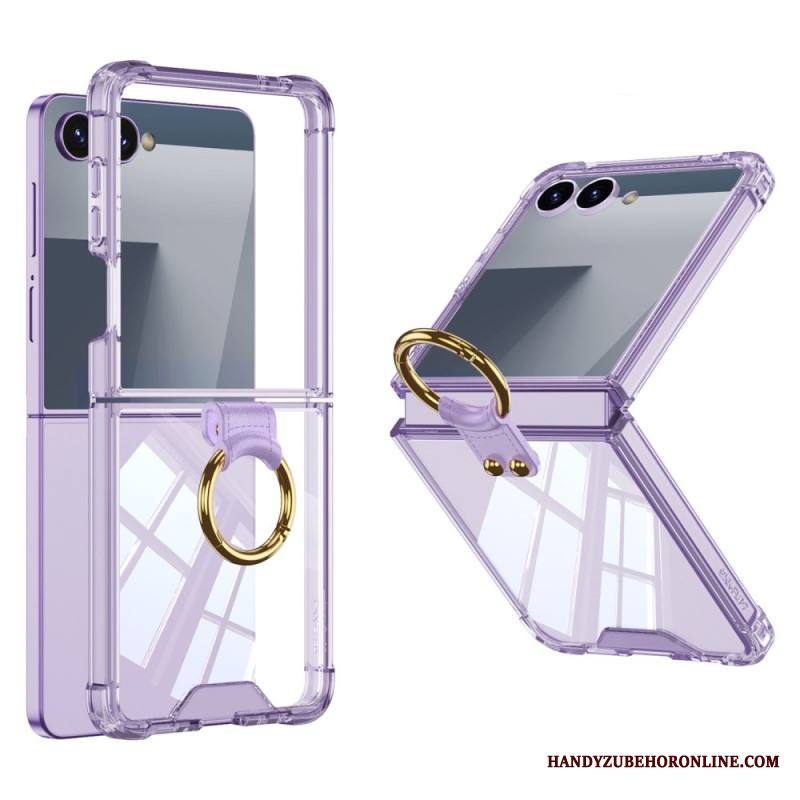 Kuori Samsung Galaxy Z Flip 7 Sormuspidike Ja Suojaus Iskunkestävä Suojakuori