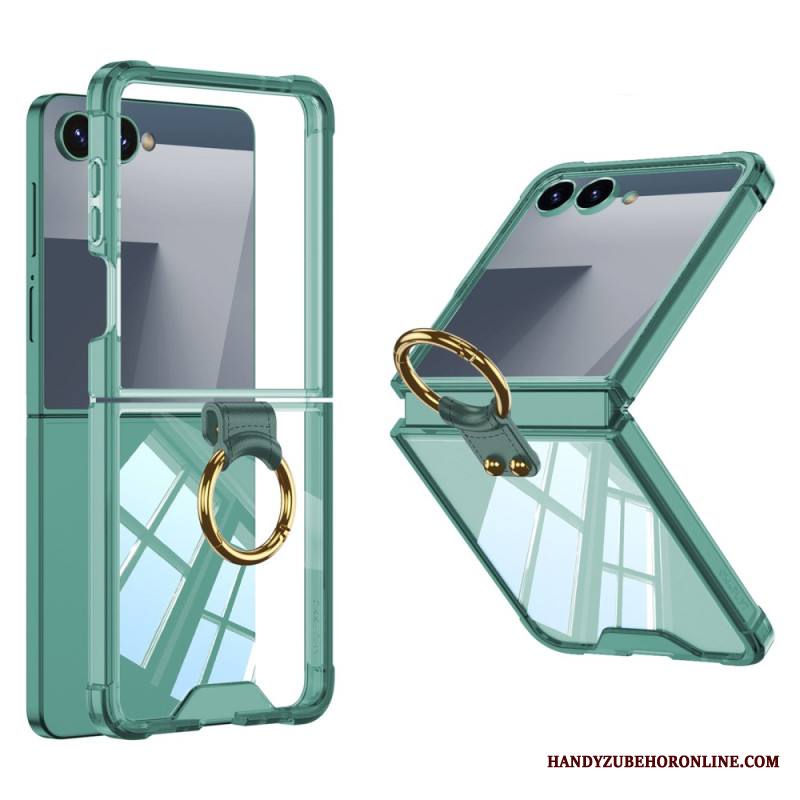 Kuori Samsung Galaxy Z Flip 7 Sormuspidike Ja Suojaus Iskunkestävä Suojakuori