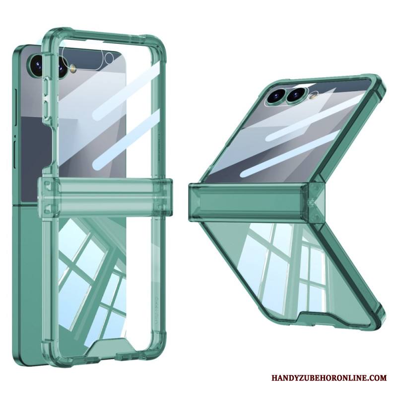 Kuori Samsung Galaxy Z Flip 7 Värillinen Läpikuultava Turvatyynysuojalla