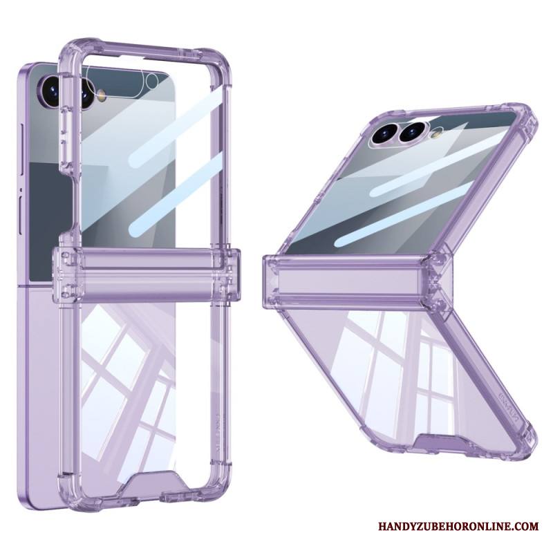 Kuori Samsung Galaxy Z Flip 7 Värillinen Läpikuultava Turvatyynysuojalla