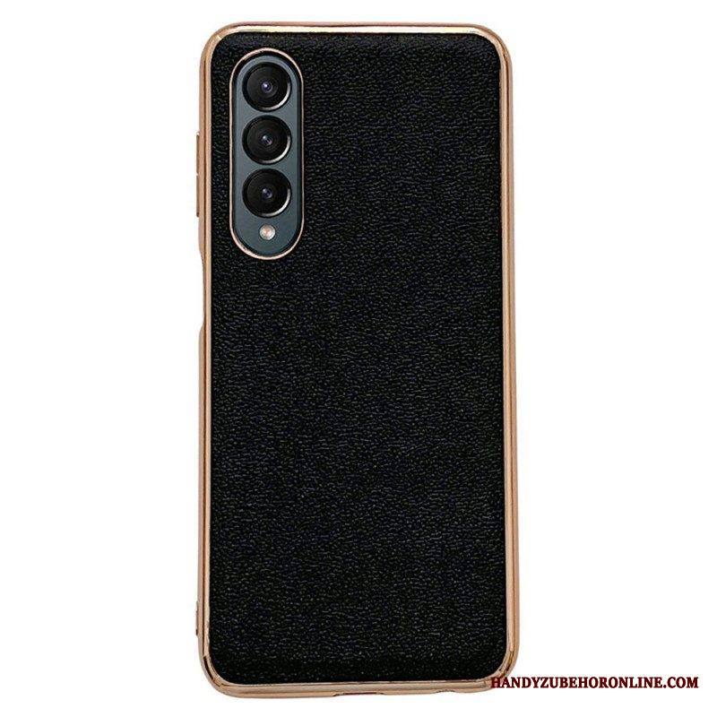 Kuori Samsung Galaxy Z Fold 4 Faux Calfskin