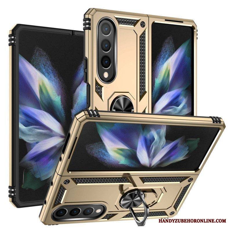 Kuori Samsung Galaxy Z Fold 4 Sotilasluokka Sormuksella