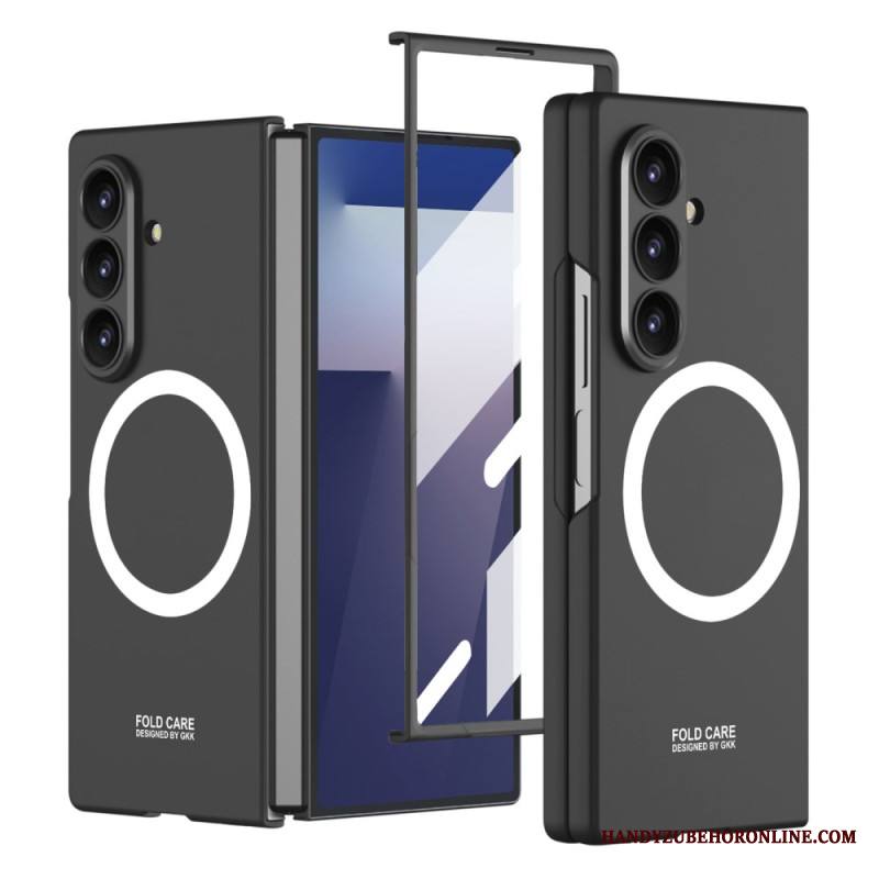 Kuori Samsung Galaxy Z Fold 7 Magneettinen Karkaistulla Lasisella Näytönsuojalla