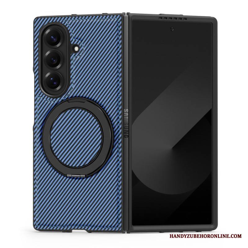 Kuori Samsung Galaxy Z Fold 7 Magneettinen Teksturoitu Hiilikuitu