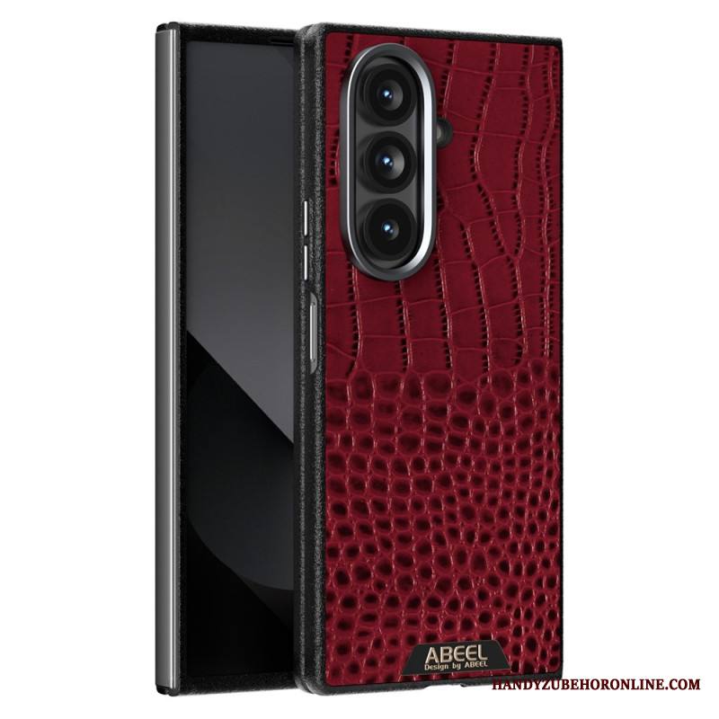 Kuori Samsung Galaxy Z Fold 7 Magsafe-yhteensopiva Krokotiilikuvioinen Abeel