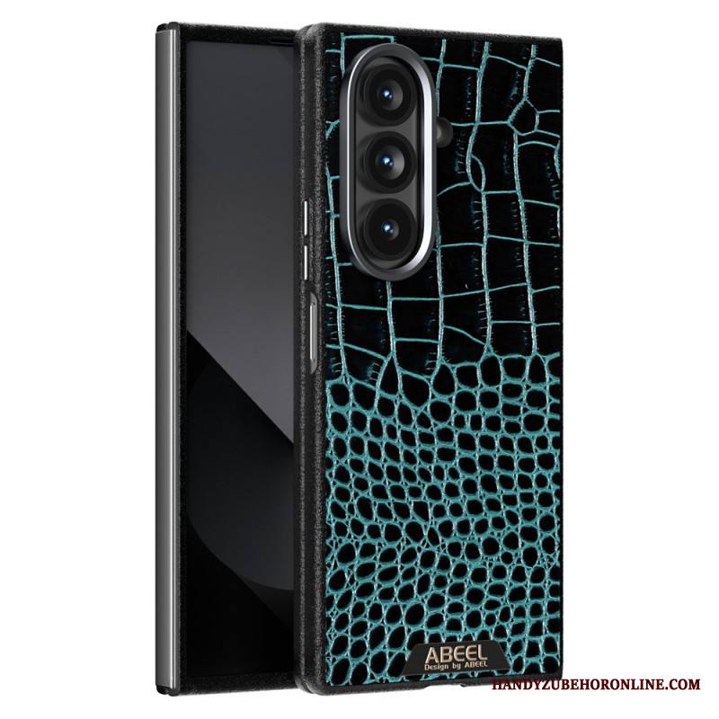 Kuori Samsung Galaxy Z Fold 7 Magsafe-yhteensopiva Krokotiilikuvioinen Abeel