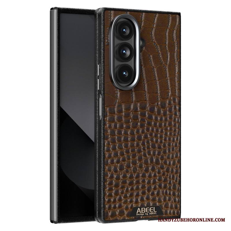 Kuori Samsung Galaxy Z Fold 7 Magsafe-yhteensopiva Krokotiilikuvioinen Abeel