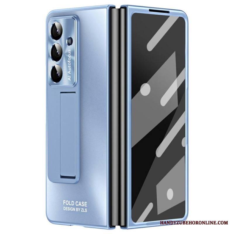 Kuori Samsung Galaxy Z Fold 7 Mattapintainen Jalusta Ja Näytönsuoja
