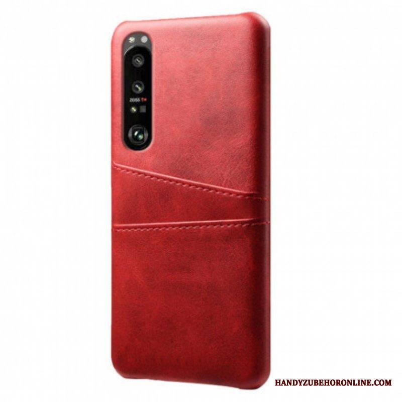 Kuori Sony Xperia 1 III Ksq-korttikotelo