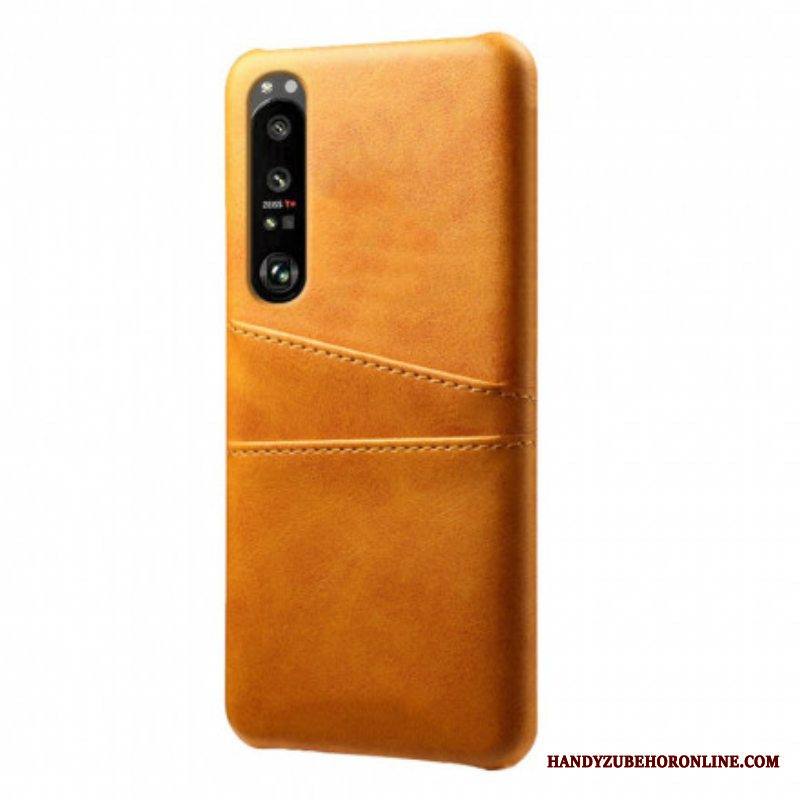 Kuori Sony Xperia 1 III Ksq-korttikotelo