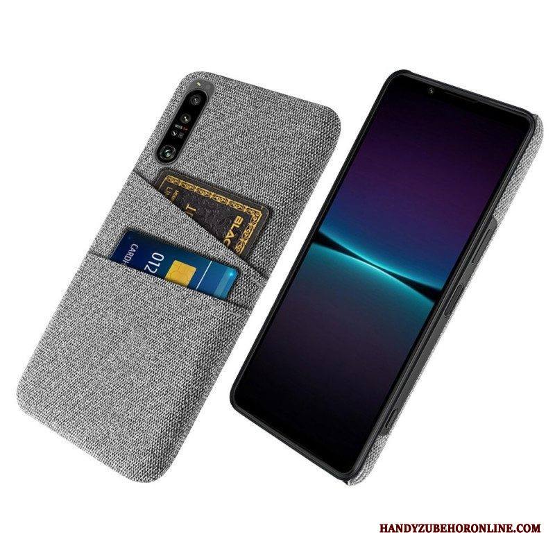 Kuori Sony Xperia 1 IV Korttipidikkeen Kangas