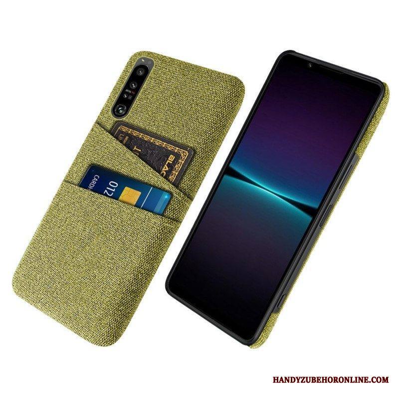 Kuori Sony Xperia 1 IV Korttipidikkeen Kangas