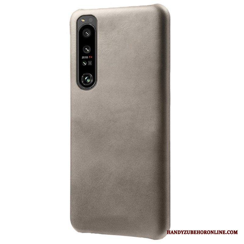 Kuori Sony Xperia 1 IV Nahkaefekti