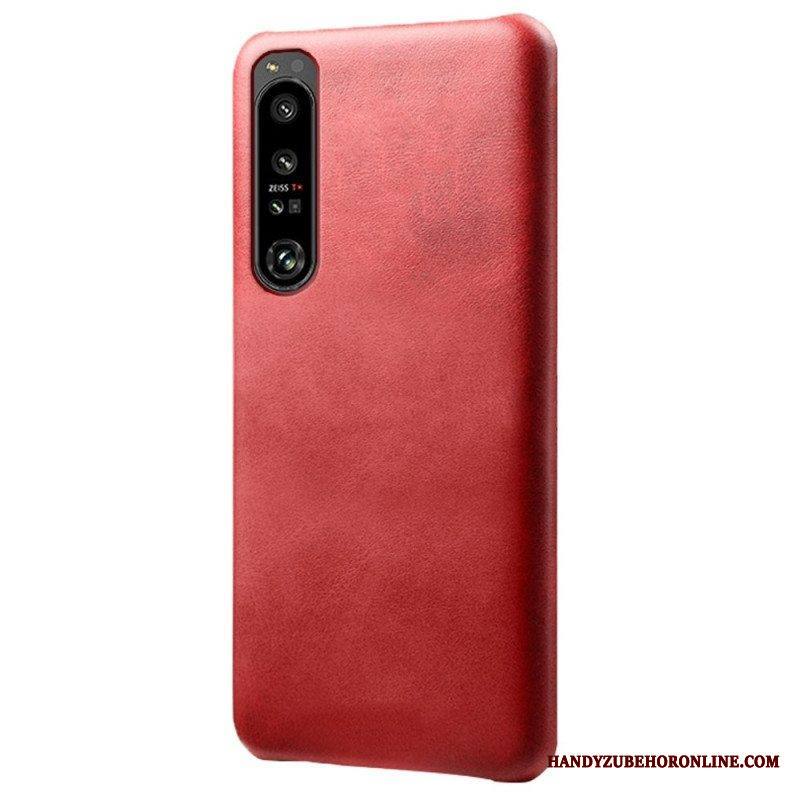 Kuori Sony Xperia 1 IV Nahkaefekti
