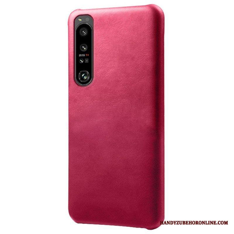 Kuori Sony Xperia 1 IV Nahkaefekti
