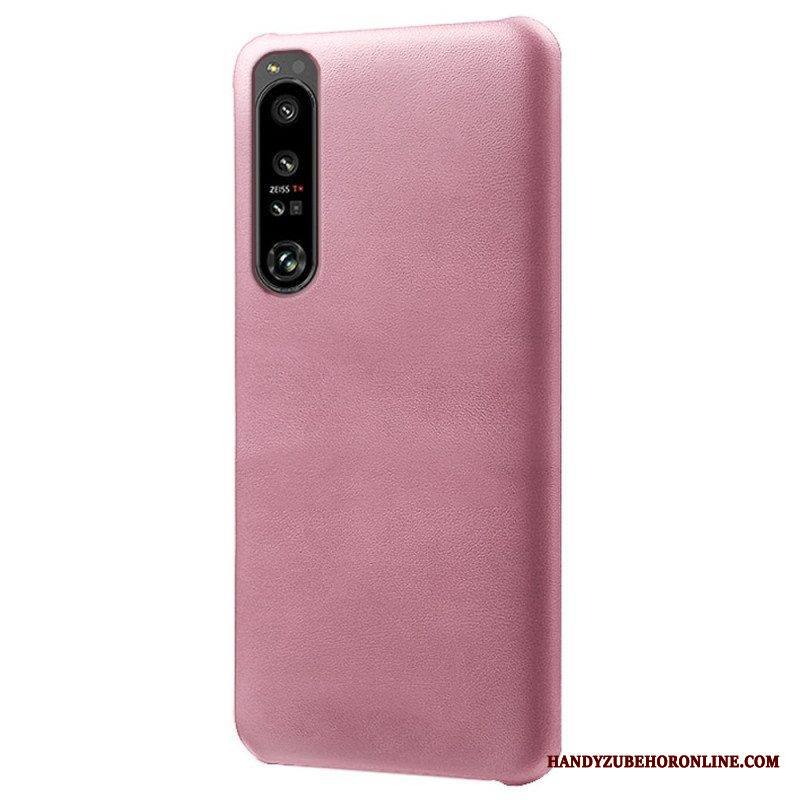 Kuori Sony Xperia 1 IV Nahkaefekti