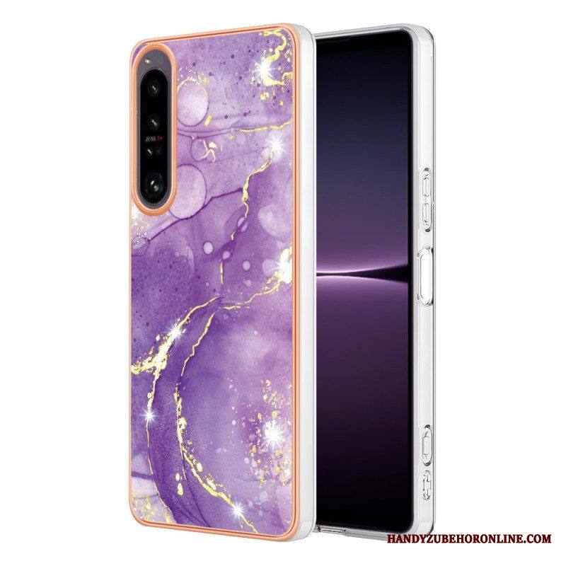 Kuori Sony Xperia 1 IV Värillinen Marmori