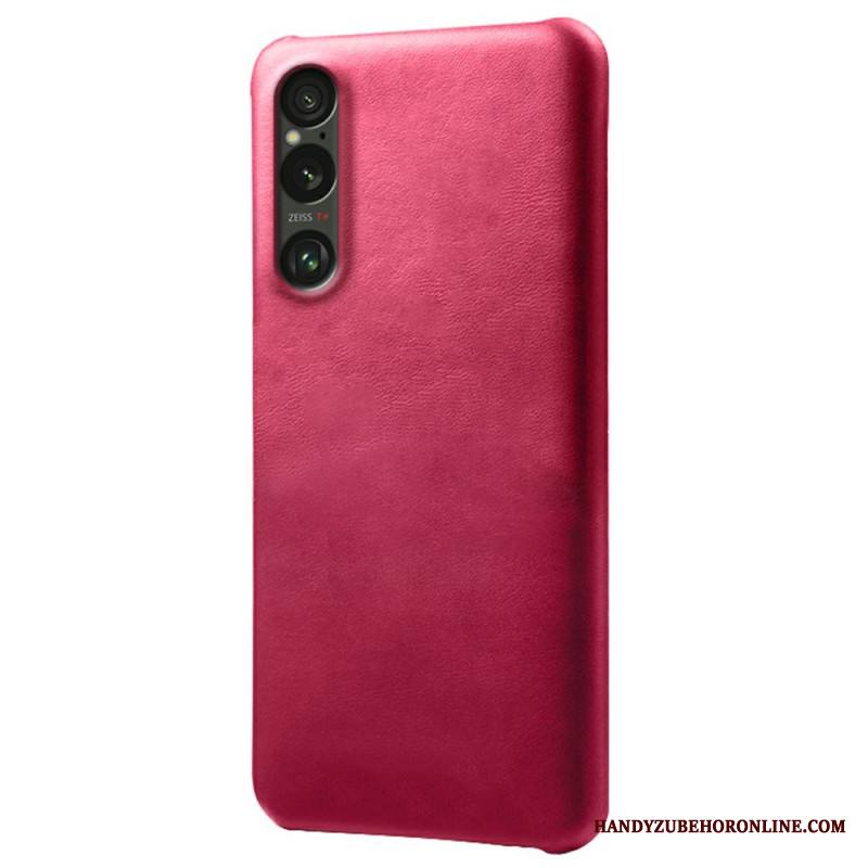 Kuori Sony Xperia 1 Vii Nahka Efekti Suojakuori