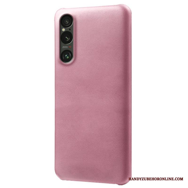 Kuori Sony Xperia 1 Vii Nahka Efekti Suojakuori