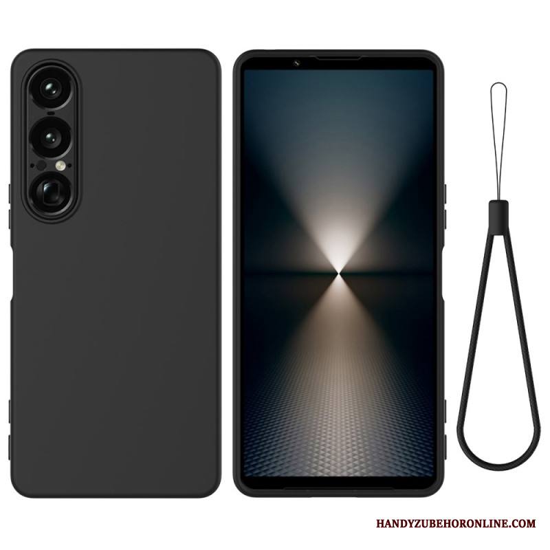 Kuori Sony Xperia 1 Vii Silikoni Ja Nauha Suojakuori