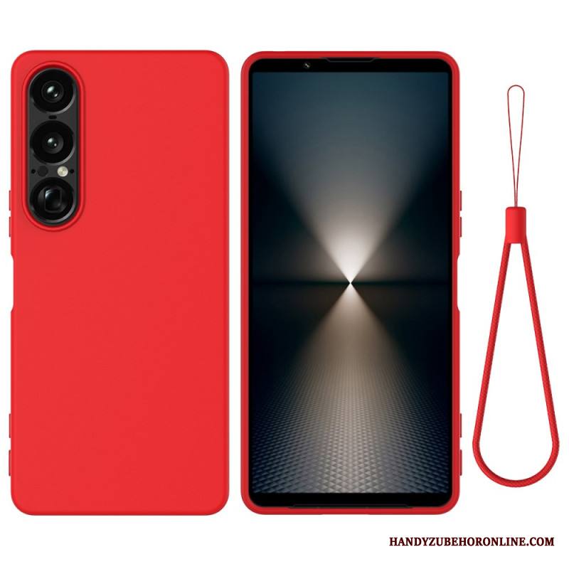 Kuori Sony Xperia 1 Vii Silikoni Ja Nauha Suojakuori