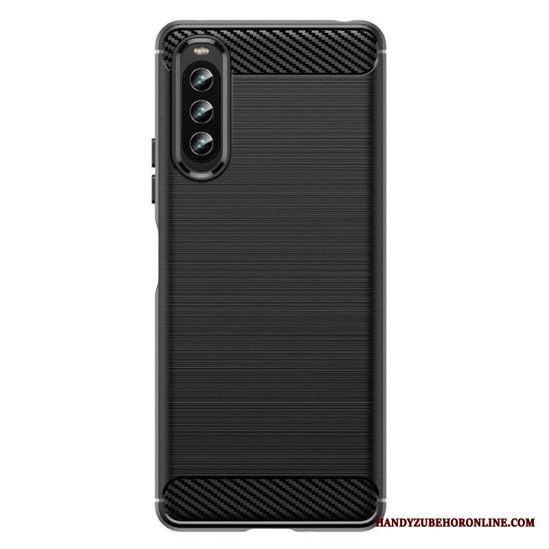 Kuori Sony Xperia 10 IV Harjattua Hiilikuitua
