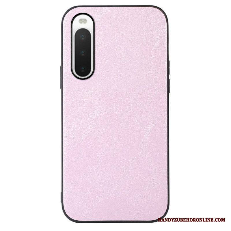 Kuori Sony Xperia 10 IV Tyylikäs Nahkatyyli