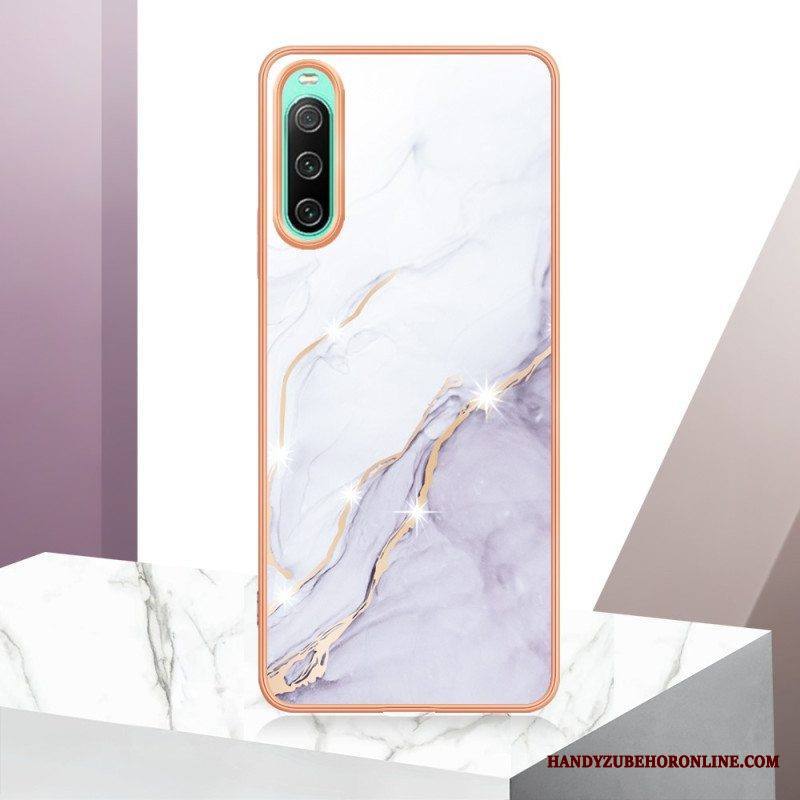 Kuori Sony Xperia 10 IV Värillinen Marmori