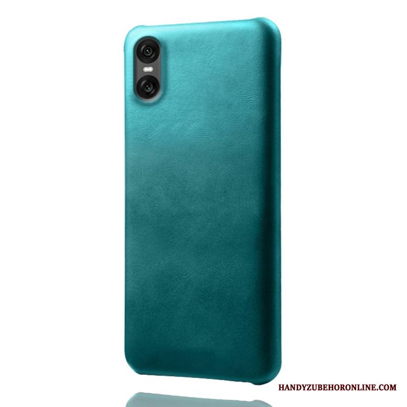 Kuori Sony Xperia 10 Vii Nahkamainen Suojakuori