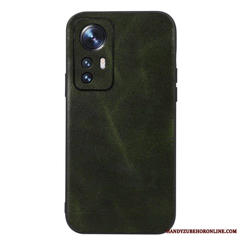 Kuori Xiaomi 12 / 12X Aitoa Nahkaa