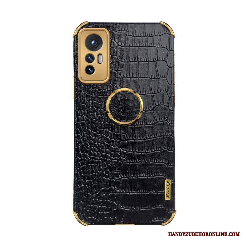 Kuori Xiaomi 12 / 12X Crocodile Skin Effect Ring-support
