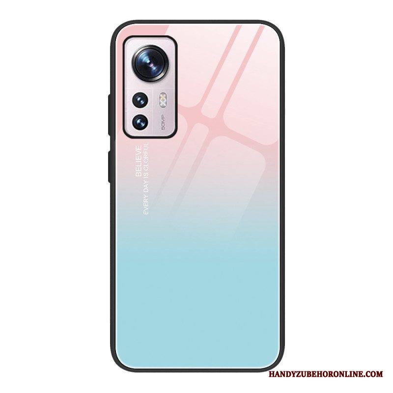 Kuori Xiaomi 12 / 12X Gradientti Karkaistu Lasi