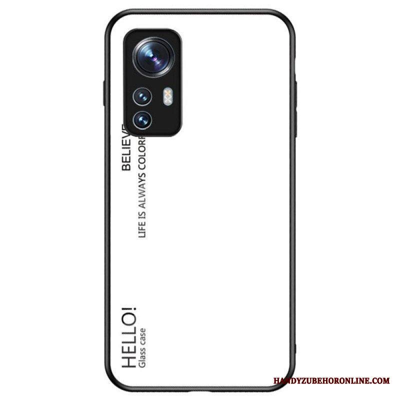 Kuori Xiaomi 12 / 12X Karkaistu Lasi Hello