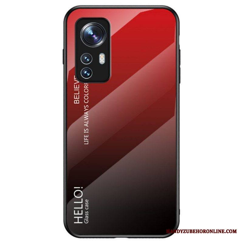 Kuori Xiaomi 12 / 12X Karkaistu Lasi Hello
